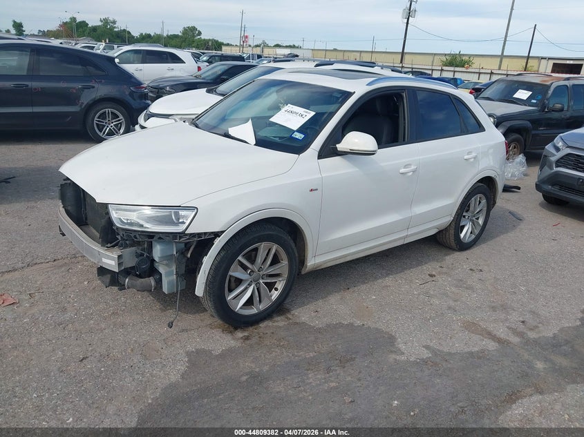 2018 Audi Q3 VIN WA1BCCFS7JR027746 IAAI salvage auction — FRONT END, Original (Texas), sold $2,125 on 2026-07-15 (photo 2)