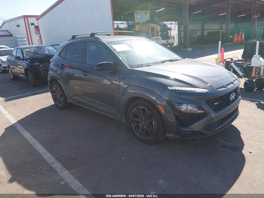 2022 Hyundai Kona VIN KM8K33A36NU790572 IAAI salvage auction — REAR END, Clear (Tennessee), sold $1,250 on 2026-07-28 (photo 1)