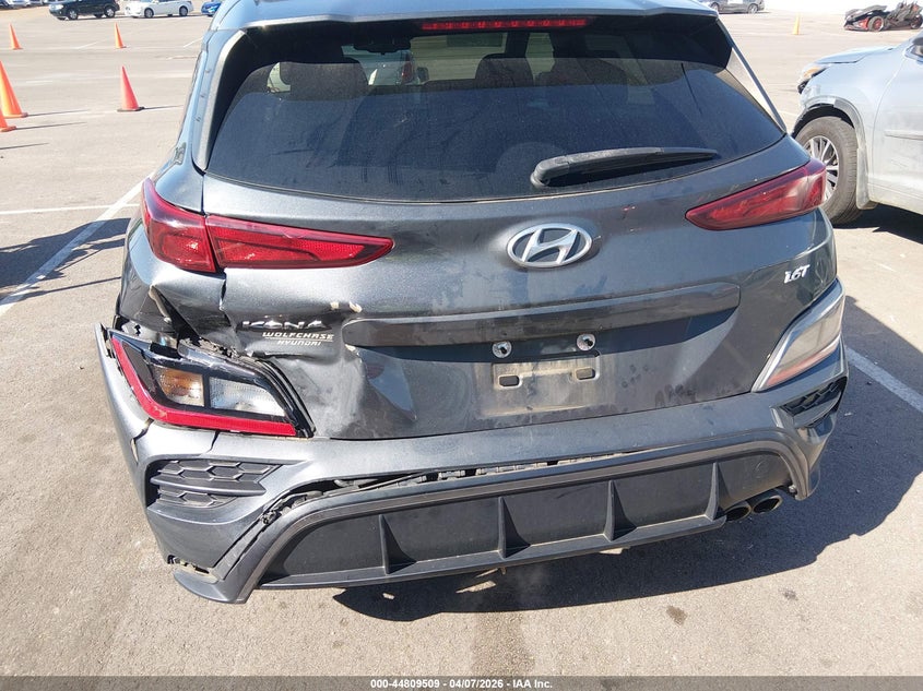2022 Hyundai Kona VIN KM8K33A36NU790572 IAAI salvage auction — REAR END, Clear (Tennessee), sold $1,250 on 2026-07-28 (photo 6)