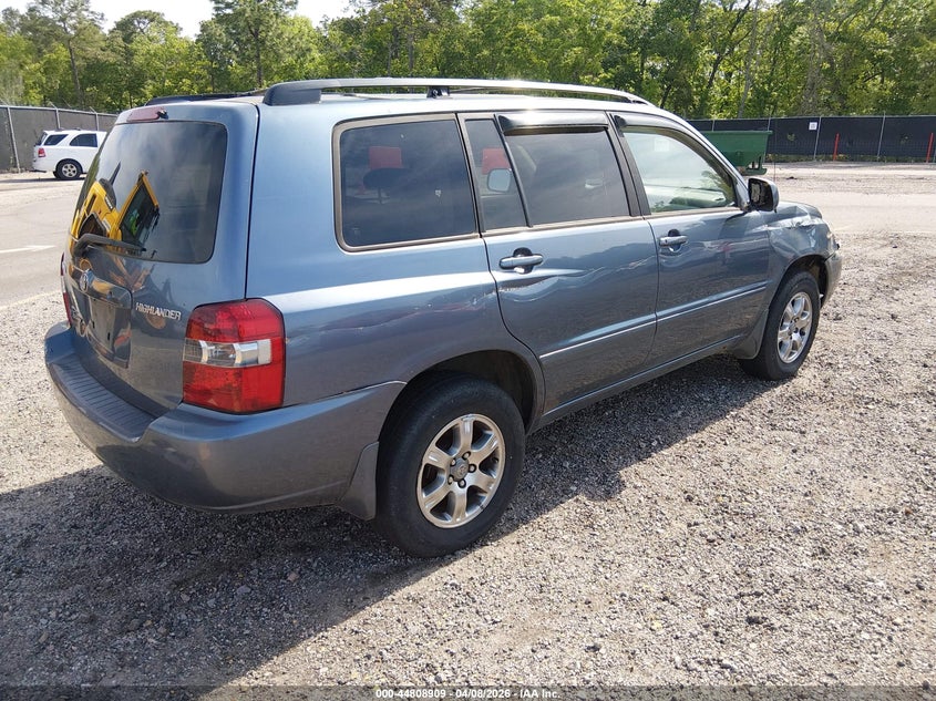 2006 Toyota Highlander VIN JTEEP21A160155004 IAAI salvage auction — RIGHT FRONT, Salvage (South Carolina), sold $925 on 2026-07-08 (photo 4)