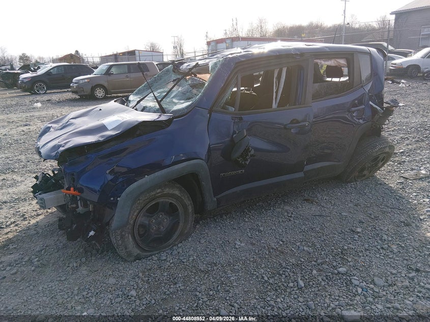 2018 Jeep Renegade VIN ZACCJBAB7JPH31039 IAAI salvage auction — ROLLOVER, Salvage Title, sold $100 on 2026-07-22 (photo 2)