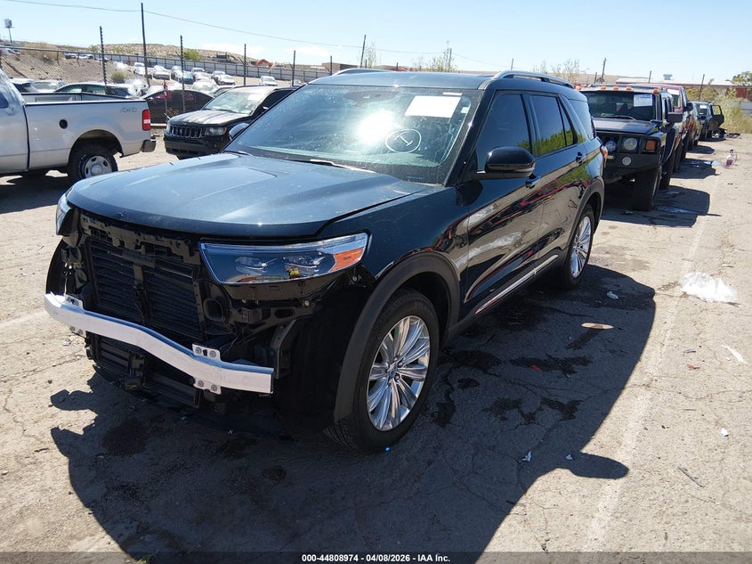 2023 Ford Explorer VIN 1FMSK8FH3PGB29197 IAAI salvage auction — FRONT END, Salvage Title, sold $12,600 on 2026-07-05 (photo 2)