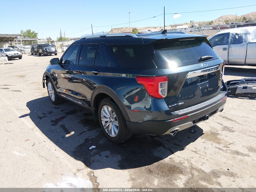 2023 Ford Explorer VIN 1FMSK8FH3PGB29197 IAAI salvage auction — FRONT END, Salvage Title, sold $12,600 on 2026-07-05 (photo 3)