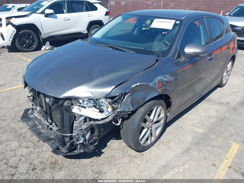 2015 Lexus Ct 200h VIN JTHKD5BH6F2213902 IAAI salvage auction — LEFT FRONT, Wait Title, sold $3,550 on 2026-07-27 (photo 2)