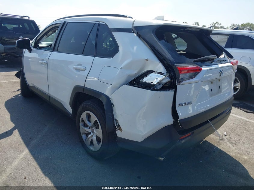 2020 Toyota Rav 4 VIN JTMK1RFV9LD059574 IAAI salvage auction — FRONT & REAR, Salvage (California), sold $3,450 on 2026-07-30 (photo 3)