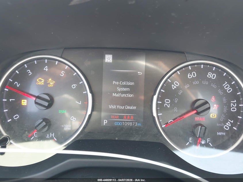 2020 Toyota Rav 4 VIN JTMK1RFV9LD059574 IAAI salvage auction — FRONT & REAR, Salvage (California), sold $3,450 on 2026-07-30 (photo 7)