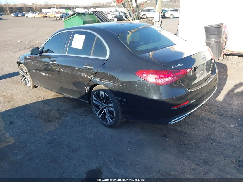 2022 Mercedes-benz C-klasse VIN W1KAF4HB1NR032657 IAAI salvage auction — FRONT & REAR, Salvage Title, sold $13,300 on 2026-07-28 (photo 3)