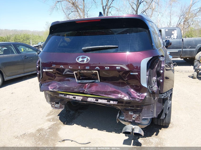 2021 Hyundai Palisade VIN KM8R5DHE7MU313573 IAAI salvage auction — REAR END, Salvage Title, sold $8,950 on 2026-10-21 (photo 6)