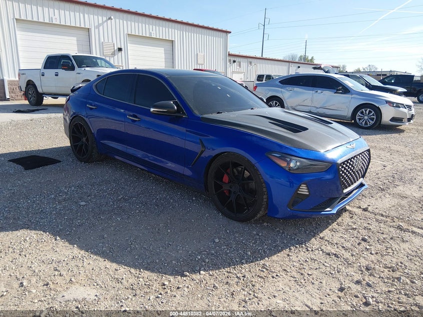 2019 Genesis G70 VIN KMTG34LE2KU017724 — IAAI salvage auction photo