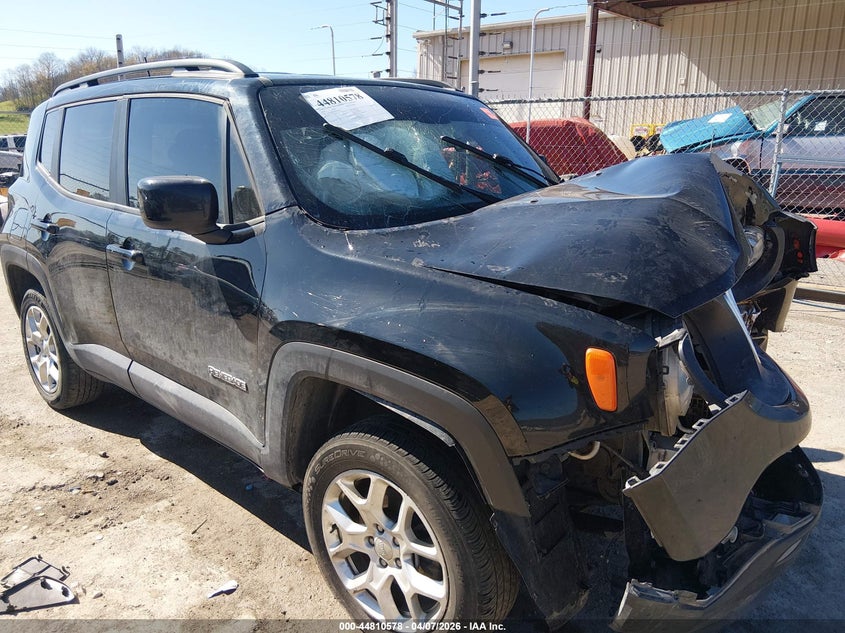 2018 Jeep Renegade VIN ZACCJBBB3JPG97602 IAAI salvage auction — FRONT END, Salvage (West Virginia), sold $300 on 2026-07-09 (photo 1)
