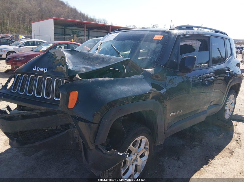 2018 Jeep Renegade VIN ZACCJBBB3JPG97602 IAAI salvage auction — FRONT END, Salvage (West Virginia), sold $300 on 2026-07-09 (photo 2)