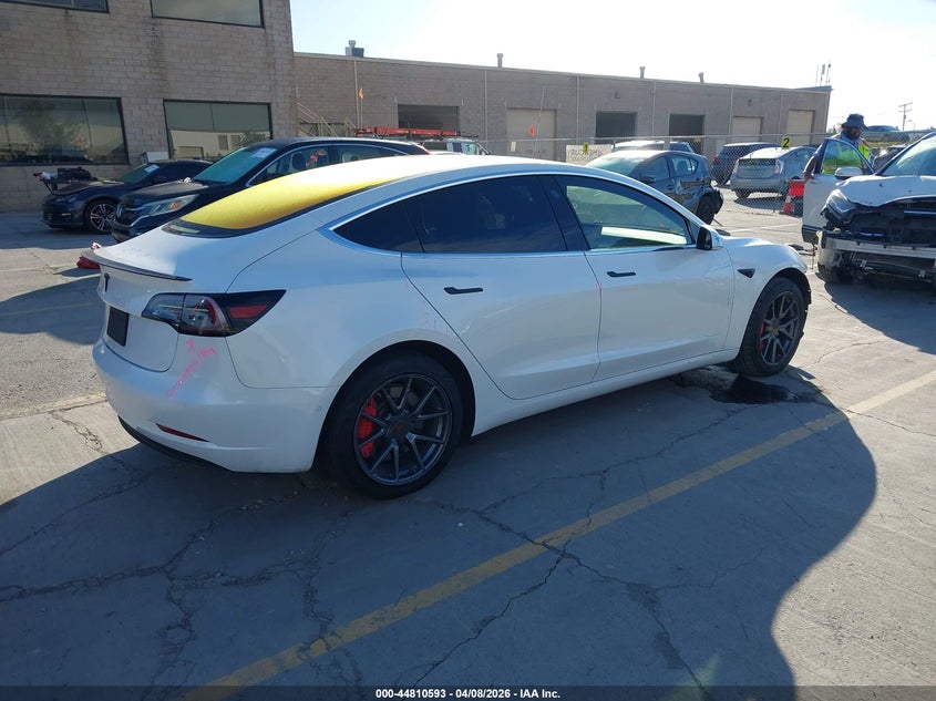 2019 Tesla Model 3 VIN 5YJ3E1EA6KF326587 IAAI salvage auction — FRONT END, Salvage Title, sold $5,500 on 2026-07-06 (photo 4)
