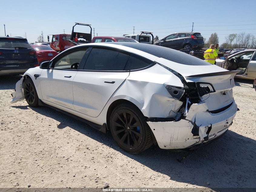 2021 Tesla Model 3 VIN 5YJ3E1EA1MF986619 IAAI salvage auction — FRONT & REAR, Salvage (Kentucky), sold $3,975 on 2026-07-09 (photo 3)