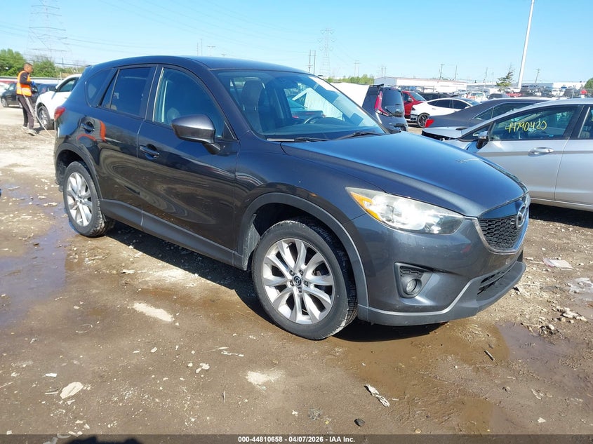 2015 Mazda Cx-5 VIN JM3KE4DY8F0445409 IAAI salvage auction — LEFT SIDE, Wait Title, sold $325 on 2026-07-29 (photo 1)