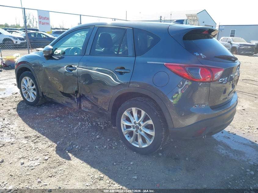 2015 Mazda Cx-5 VIN JM3KE4DY8F0445409 IAAI salvage auction — LEFT SIDE, Wait Title, sold $325 on 2026-07-29 (photo 3)