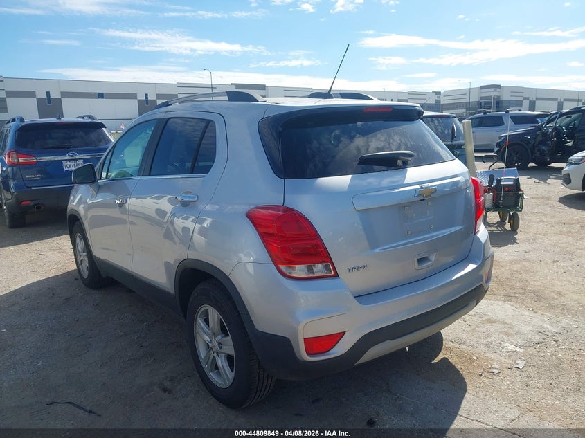 2019 Chevrolet Trax VIN KL7CJLSB9KB954826 IAAI salvage auction — REAR END, Salvage (Texas), sold $1,450 on 2026-07-07 (photo 3)