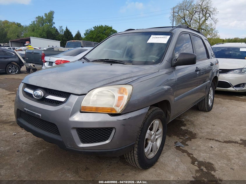 2009 Kia Sportage VIN KNDJF724797557343 IAAI salvage auction — REAR END, Clear (Oklahoma), sold $825 on 2026-07-17 (photo 2)
