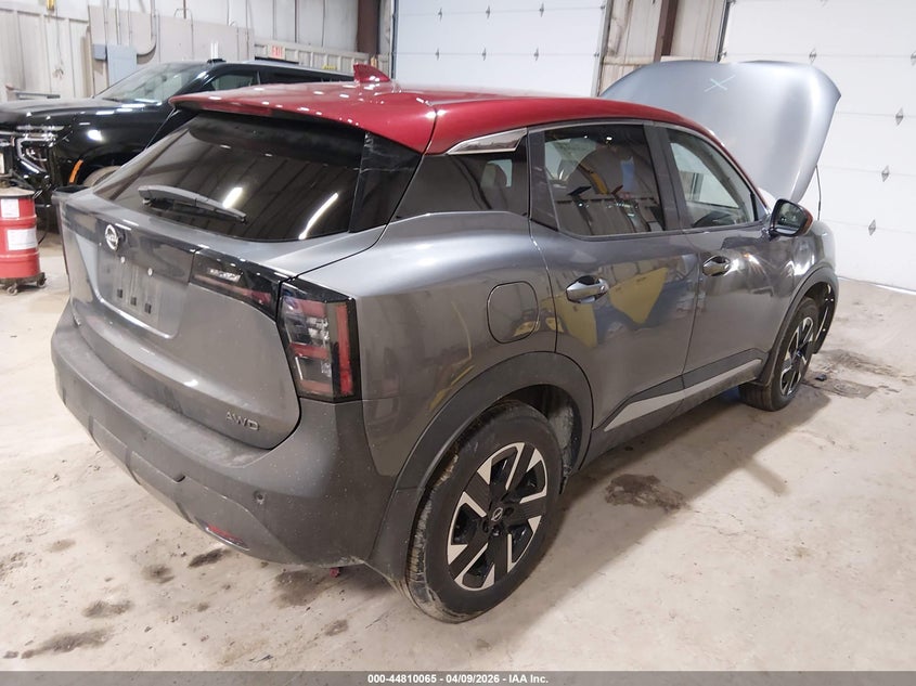 2025 Nissan Kicks VIN 3N8AP6CB6SL428584 IAAI salvage auction — FRONT END, Salvage Title, sold $6,600 on 2026-07-05 (photo 4)