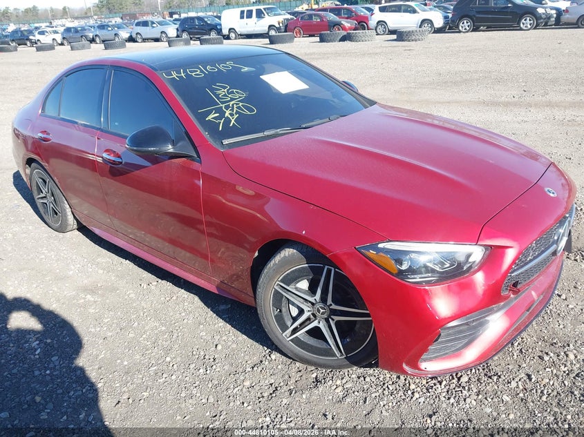 2023 Mercedes-benz C-klasse VIN W1KAF4HB3PR110004 IAAI salvage auction — RIGHT REAR, Mv-907A (New York), sold $9,600 on 2026-07-28 (photo 1)