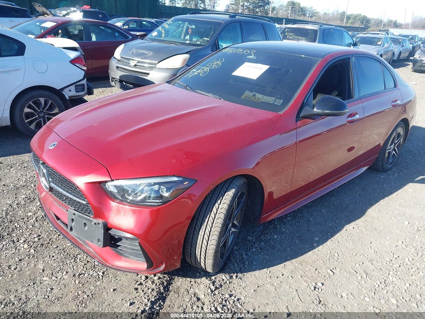 2023 Mercedes-benz C-klasse VIN W1KAF4HB3PR110004 IAAI salvage auction — RIGHT REAR, Mv-907A (New York), sold $9,600 on 2026-07-28 (photo 2)
