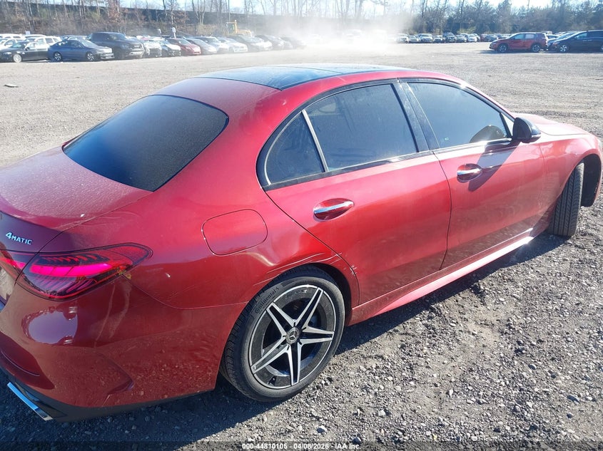 2023 Mercedes-benz C-klasse VIN W1KAF4HB3PR110004 IAAI salvage auction — RIGHT REAR, Mv-907A (New York), sold $9,600 on 2026-07-28 (photo 4)