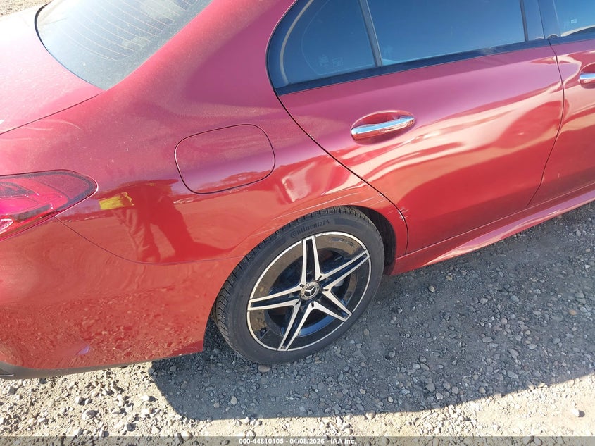 2023 Mercedes-benz C-klasse VIN W1KAF4HB3PR110004 IAAI salvage auction — RIGHT REAR, Mv-907A (New York), sold $9,600 on 2026-07-28 (photo 6)