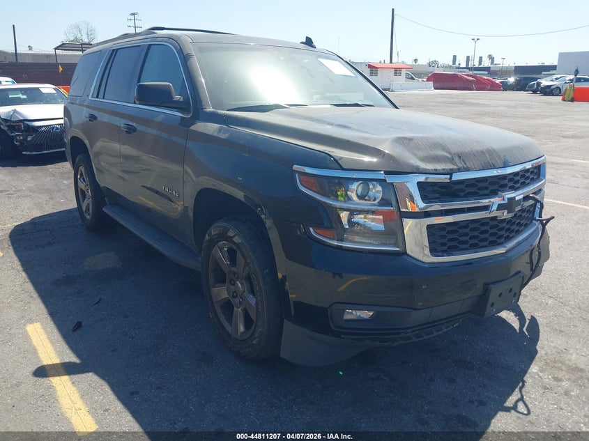 2017 Chevrolet Tahoe VIN 1GNSKBKC5HR313128 IAAI salvage auction — LEFT FRONT, Salvage (California), sold $6,000 on 2026-07-29 (photo 1)