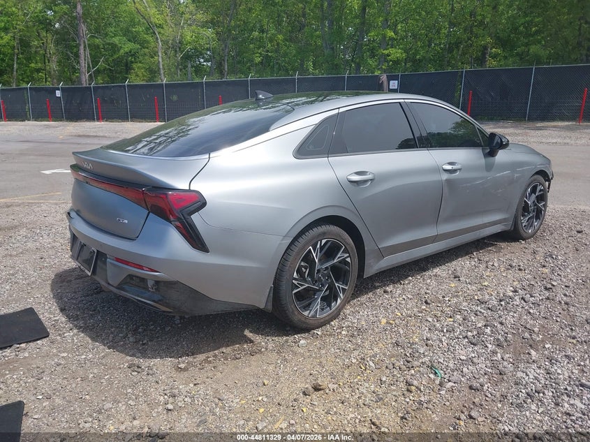 2025 Kia K5 VIN KNAG64J76S5278520 IAAI salvage auction — FRONT END, Salvage Title, sold $9,500 on 2026-07-29 (photo 4)