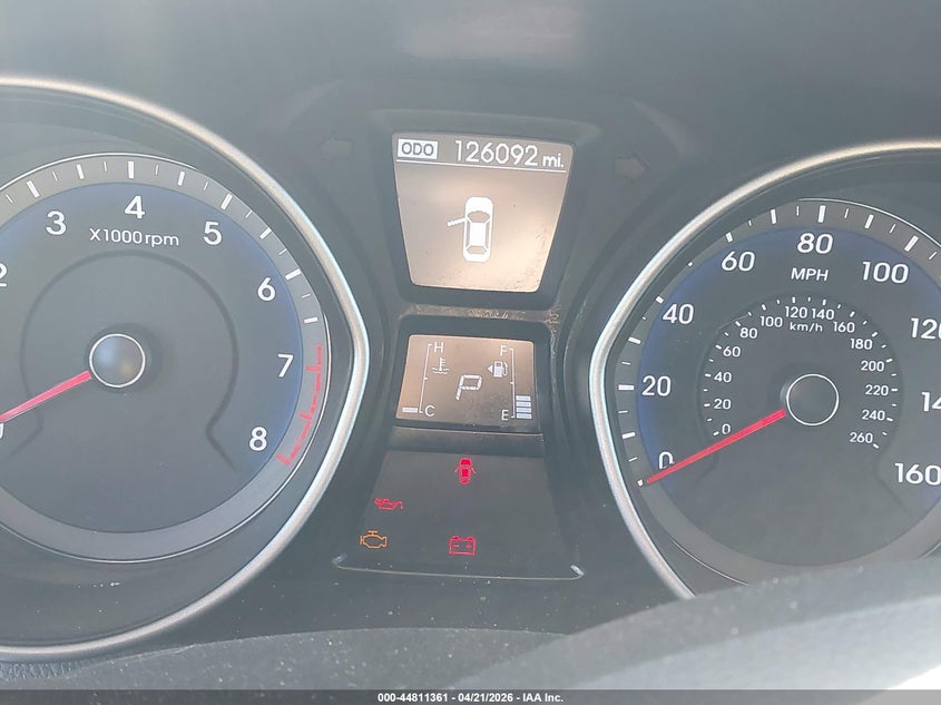 2016 Hyundai Elantra VIN KMHD35LH4GU325773 IAAI salvage auction — MECHANICAL, Salvage (Texas), sold $425 on 2026-07-14 (photo 7)