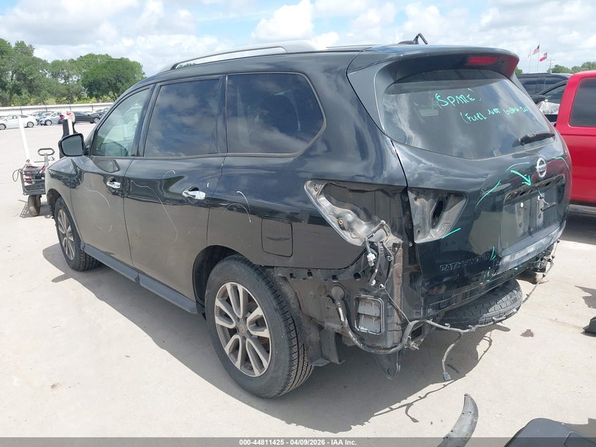 2015 Nissan Pathfinder VIN 5N1AR2MN7FC658512 IAAI salvage auction — FRONT END, Original (Texas), sold $1,575 on 2026-07-06 (photo 3)