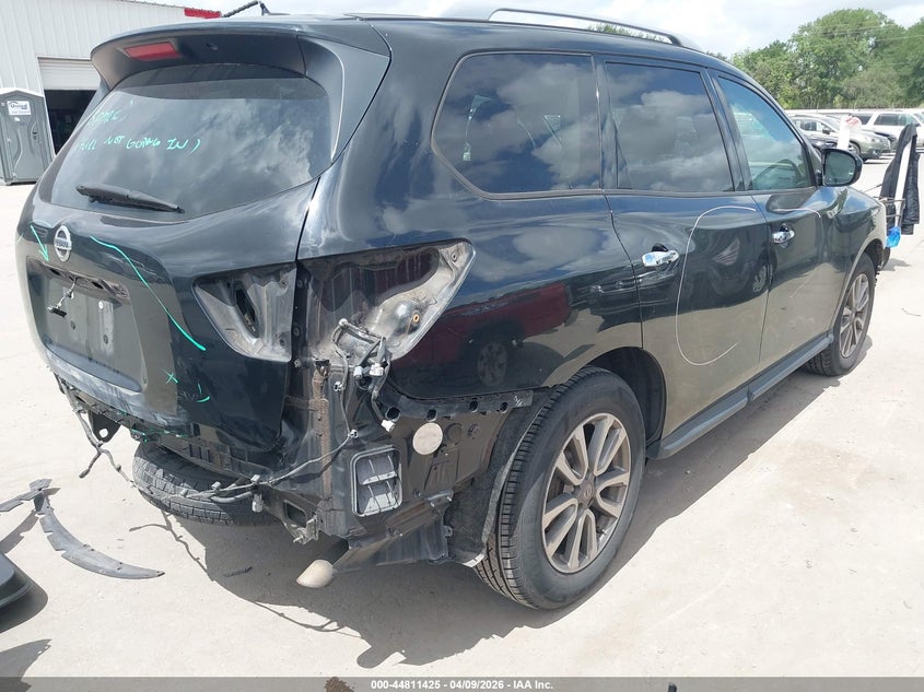 2015 Nissan Pathfinder VIN 5N1AR2MN7FC658512 IAAI salvage auction — FRONT END, Original (Texas), sold $1,575 on 2026-07-06 (photo 4)