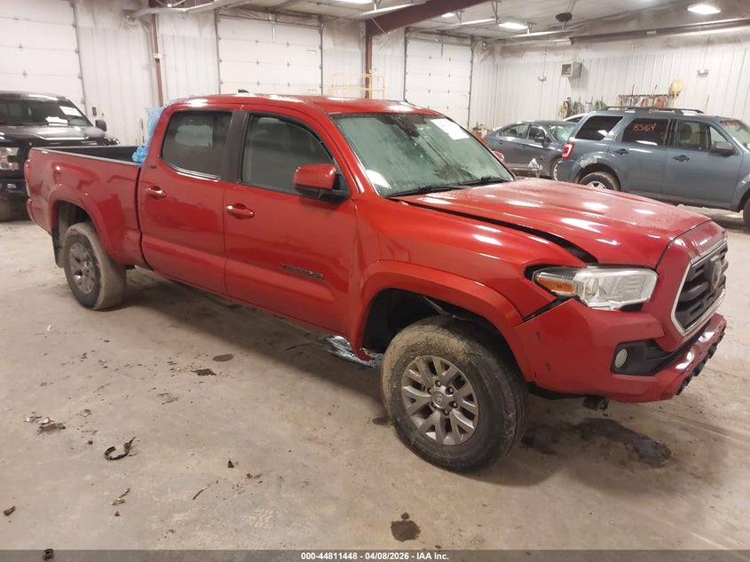 2019 Toyota Tacoma VIN 5TFDZ5BN6KX044947 IAAI salvage auction — FRONT END, Clear (Michigan), sold $10,950 on 2026-07-28 (photo 1)