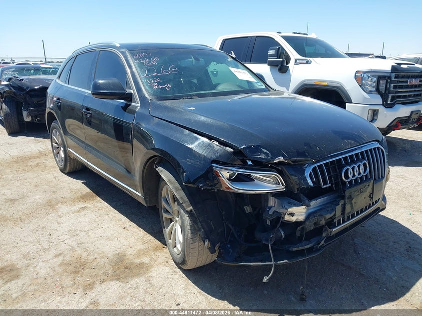 2014 Audi Q5 VIN WA1LFAFP1EA022266 IAAI salvage auction — FRONT END, Original (Texas), sold $425 on 2026-07-28 (photo 1)