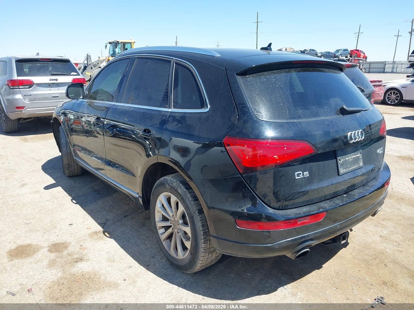 2014 Audi Q5 VIN WA1LFAFP1EA022266 IAAI salvage auction — FRONT END, Original (Texas), sold $425 on 2026-07-28 (photo 3)