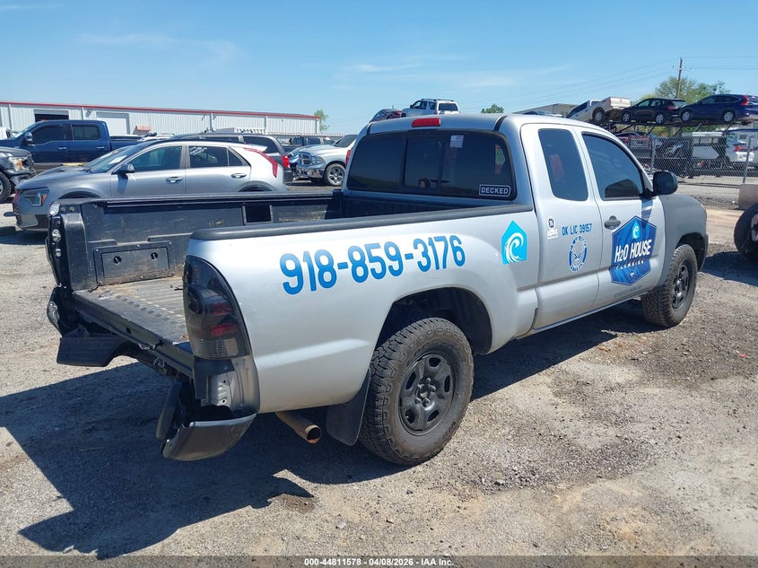 2010 Toyota Tacoma VIN 5TETX4CNXAZ728546 IAAI salvage auction — REAR END, Junk (Oklahoma), sold $3,750 on 2026-07-07 (photo 4)