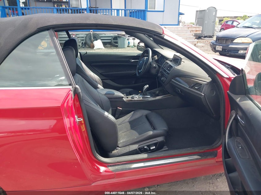 2016 BMW 2er VIN WBA1L9C52GV324858 IAAI salvage auction — FRONT END, Clear (Hawaii), sold $3,425 on 2026-08-18 (photo 5)