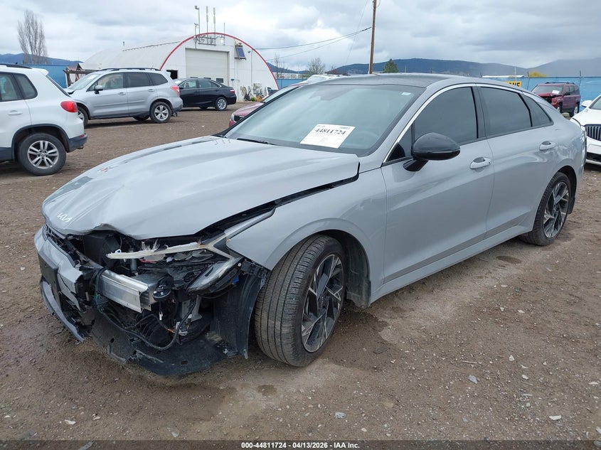 2025 Kia K5 VIN KNAG64J7XS5384937 IAAI salvage auction — LEFT FRONT, Salvage Title, sold $12,050 on 2026-07-15 (photo 2)