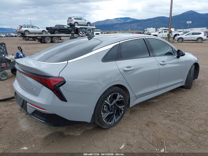 2025 Kia K5 VIN KNAG64J7XS5384937 IAAI salvage auction — LEFT FRONT, Salvage Title, sold $12,050 on 2026-07-15 (photo 4)