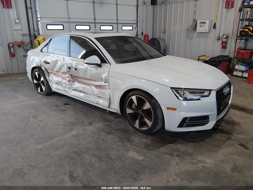 2017 Audi A4 VIN WAUENAF4XHN001031 IAAI salvage auction — RIGHT SIDE, Salvage (Missouri), sold $3,100 on 2026-07-13 (photo 1)