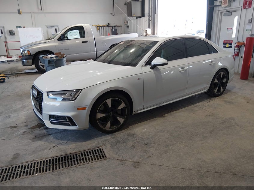 2017 Audi A4 VIN WAUENAF4XHN001031 IAAI salvage auction — RIGHT SIDE, Salvage (Missouri), sold $3,100 on 2026-07-13 (photo 2)