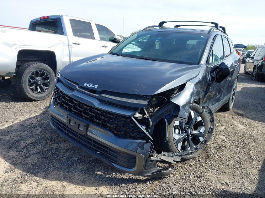 2024 Kia Sportage VIN 5XYK6CDF7RG147771 IAAI salvage auction — FRONT & REAR, Clear (Oklahoma), sold $5,625 on 2026-07-07 (photo 2)