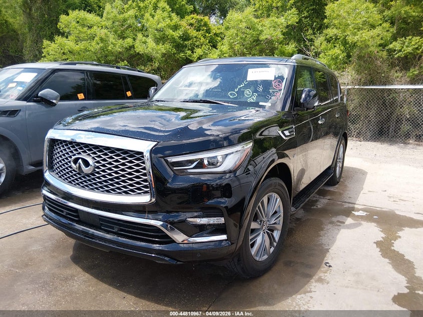 2018 Infiniti Qx80 VIN JN8AZ2NFXJ9660194 IAAI salvage auction — FRONT END, Salvage Title, sold $7,200 on 2026-08-03 (photo 2)