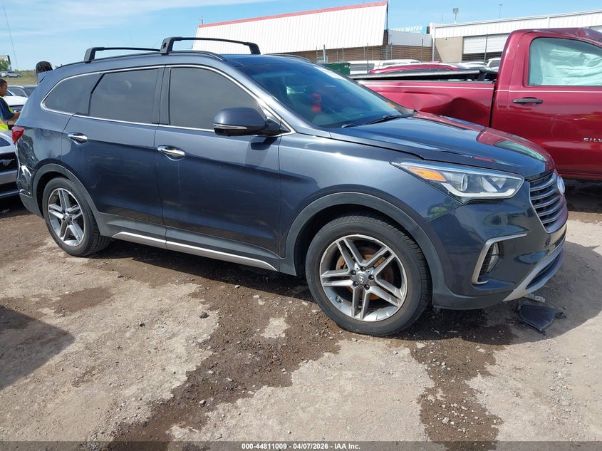 2019 Hyundai Santa fe VIN KM8SR4HF2KU305442 IAAI salvage auction — LEFT FRONT, Clear (Oklahoma), sold $5,550 on 2026-07-15 (photo 1)