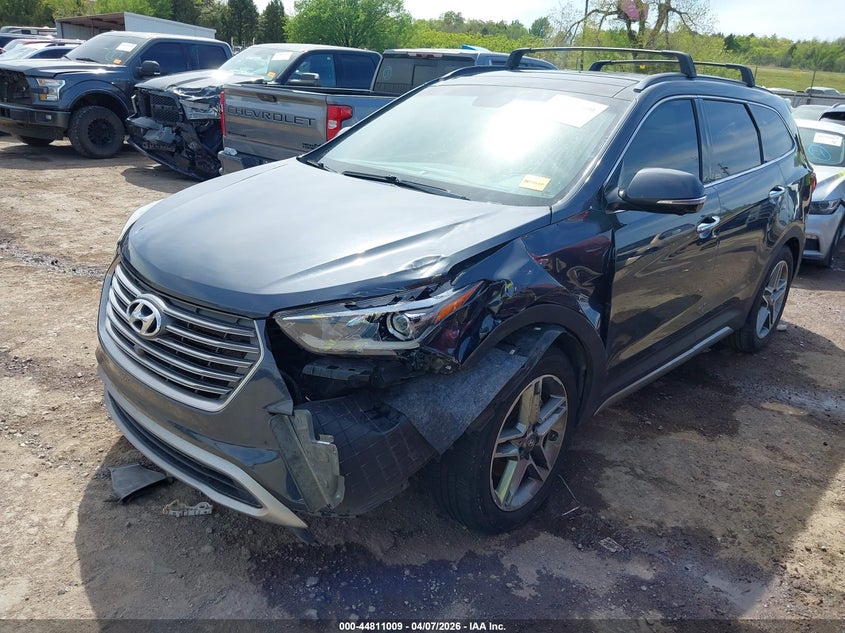 2019 Hyundai Santa fe VIN KM8SR4HF2KU305442 IAAI salvage auction — LEFT FRONT, Clear (Oklahoma), sold $5,550 on 2026-07-15 (photo 2)