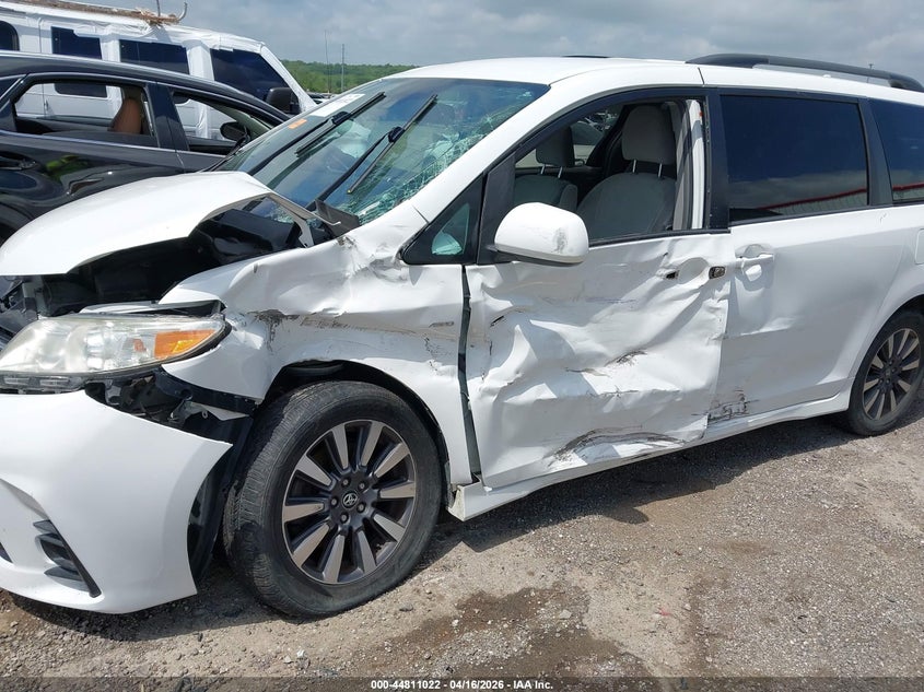 2018 Toyota Sienna VIN 5TDJZ3DC8JS194274 IAAI salvage auction — SIDE, Clear (Oklahoma), sold $2,300 on 2026-07-21 (photo 6)