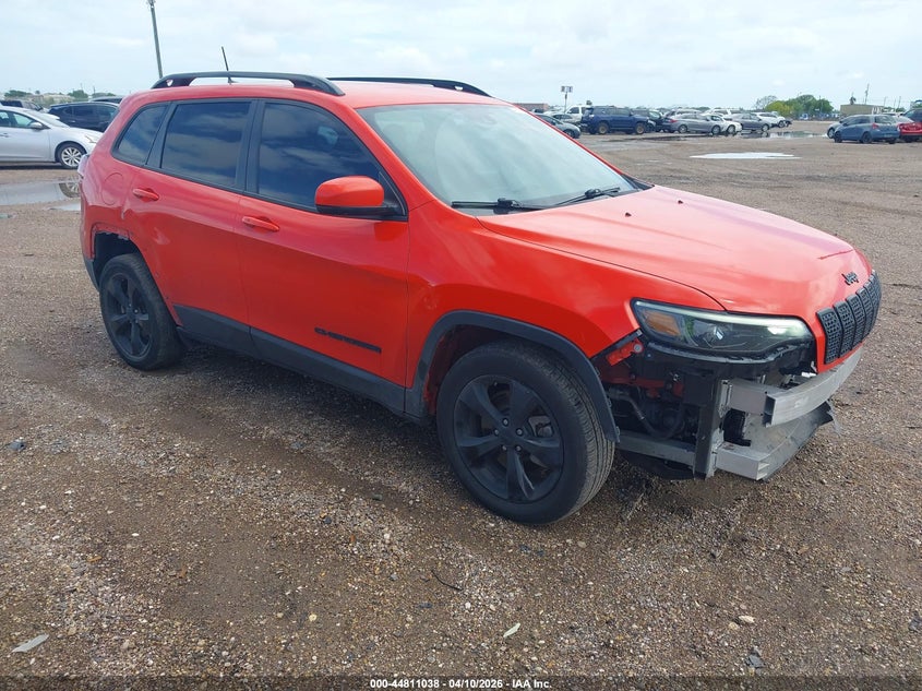 2021 Jeep Cherokee VIN 1C4PJLLB9MD237370 IAAI salvage auction — FRONT END, Salvage Title, sold $4,250 on 2026-07-10 (photo 1)