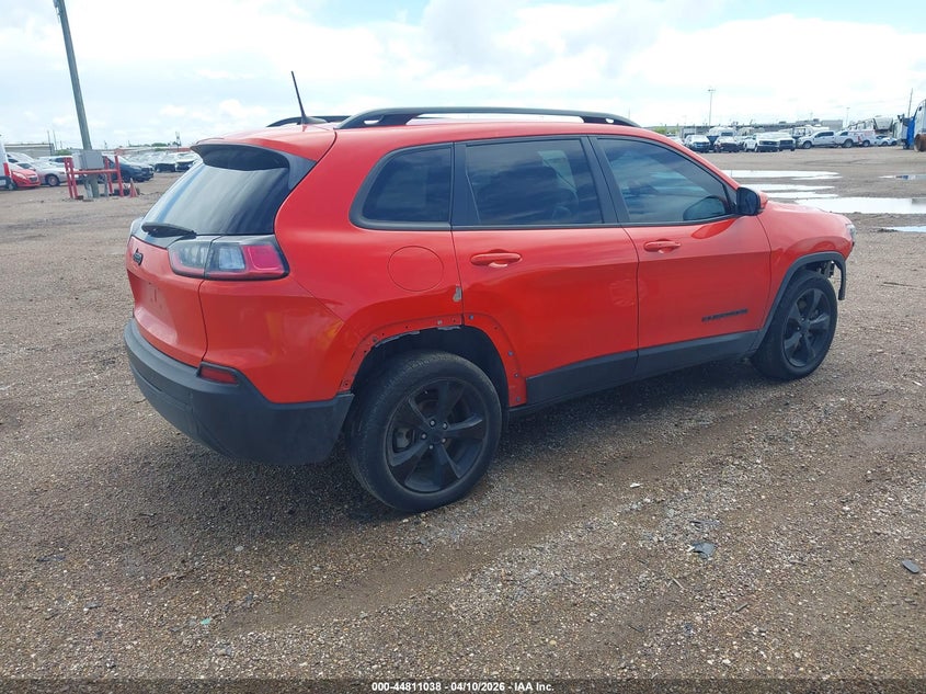2021 Jeep Cherokee VIN 1C4PJLLB9MD237370 IAAI salvage auction — FRONT END, Salvage Title, sold $4,250 on 2026-07-10 (photo 4)