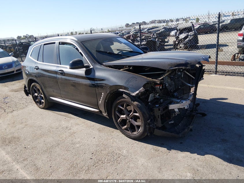 2022 BMW X3 VIN 5UX53DP09N9J61524 — IAAI salvage auction photo