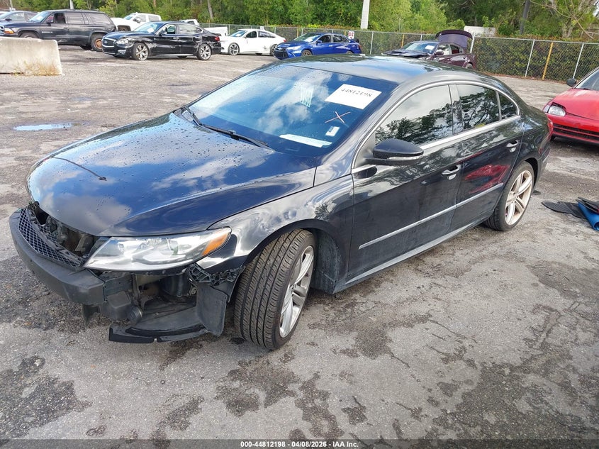 2013 Volkswagen Passat cc VIN WVWBN7AN9DE540792 IAAI salvage auction — FRONT END, Salvage Title, sold $325 on 2026-08-03 (photo 2)