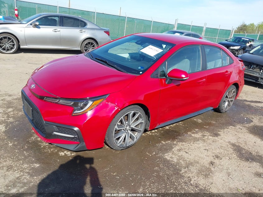 2021 Toyota Corolla VIN 5YFS4MCE0MP079340 IAAI salvage auction — FRONT & REAR, Salvage Title, sold $4,150 on 2026-08-02 (photo 2)